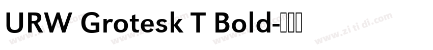 URW Grotesk T Bold字体转换